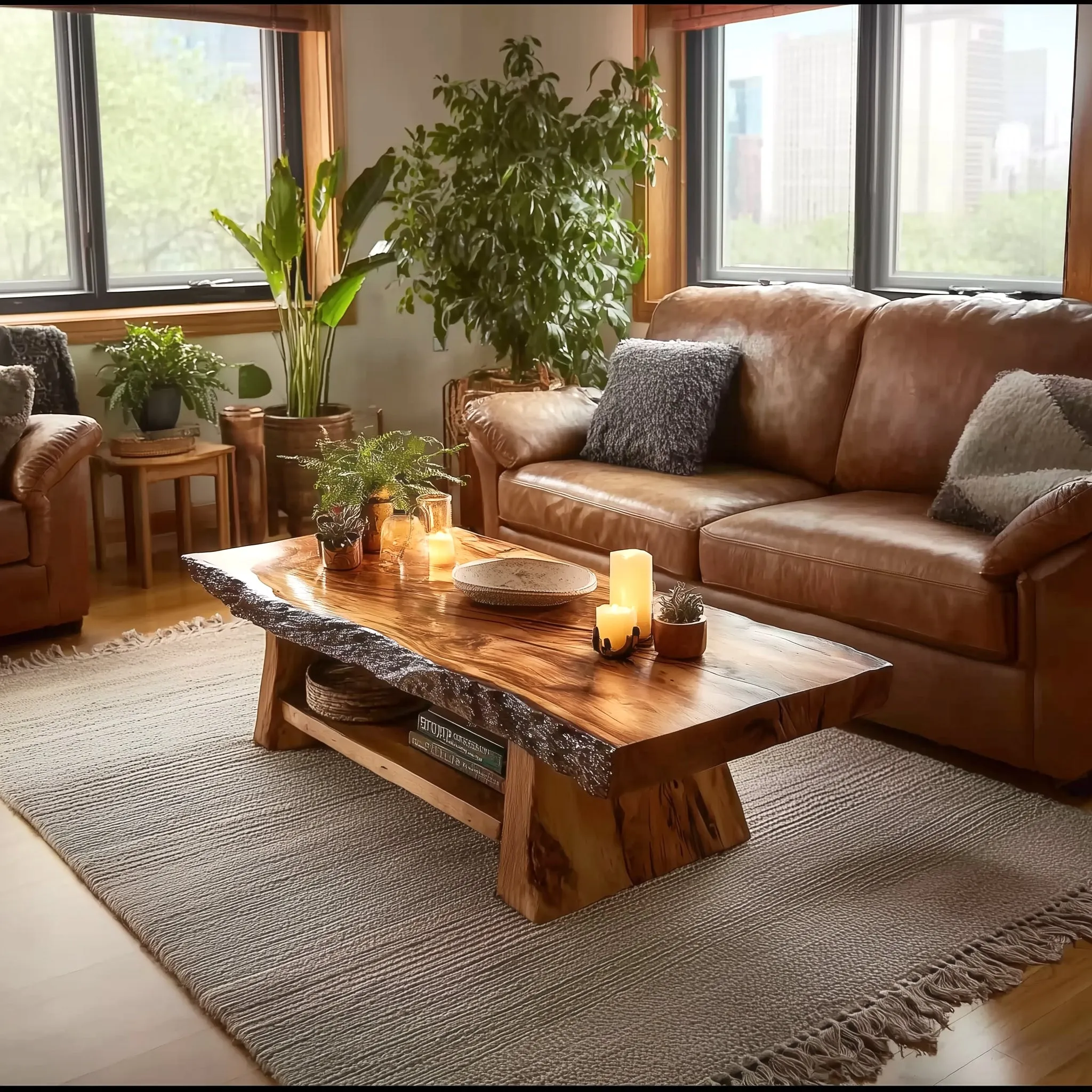 Coffee Table or Side Table Mid Century Handmade Vintage Style